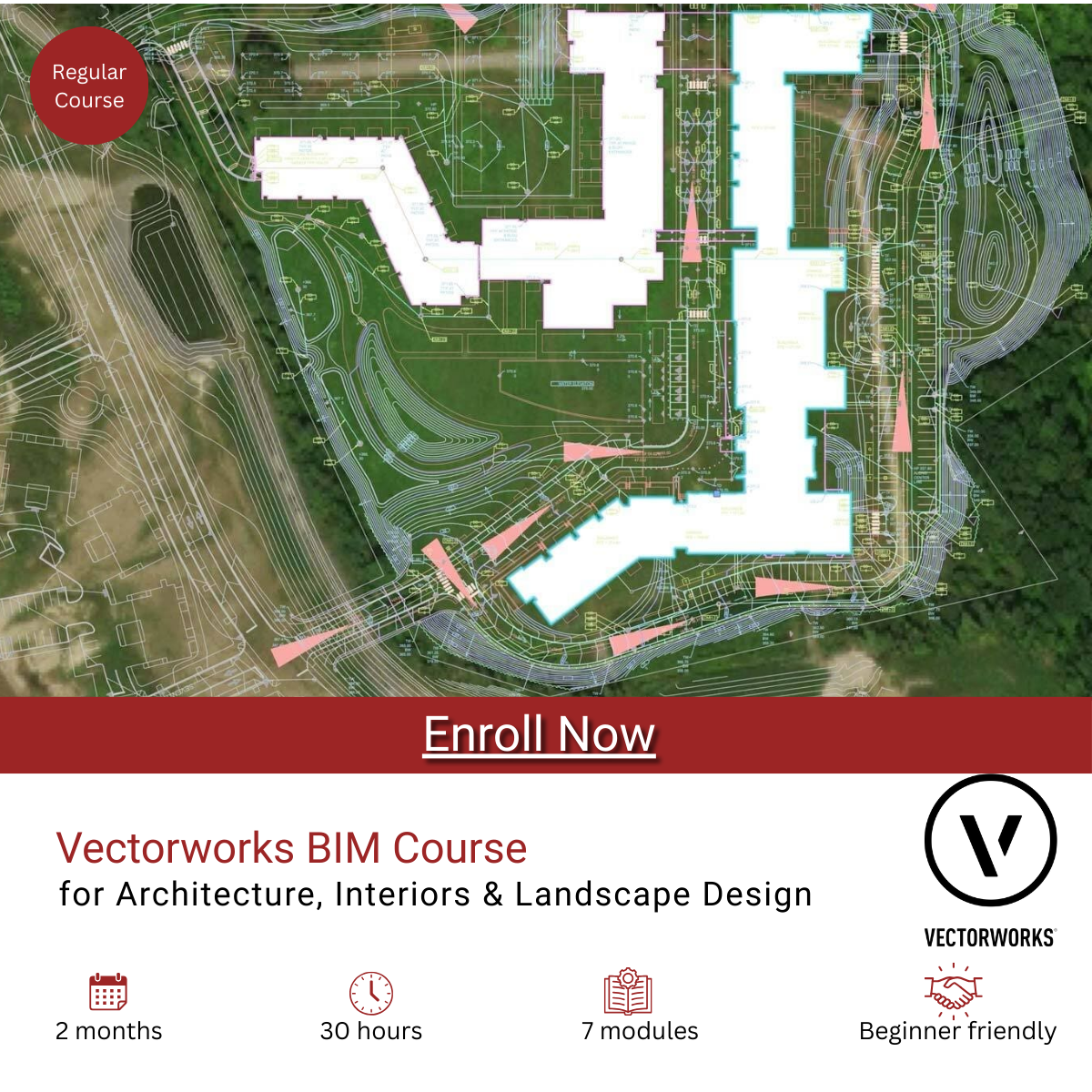 Vectorworks BIM Course for Architecture, Interiors & Landscape Design